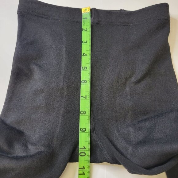 FOOTLESS Tights Black Leggings with Holes - One Size - Picture 8 of 9